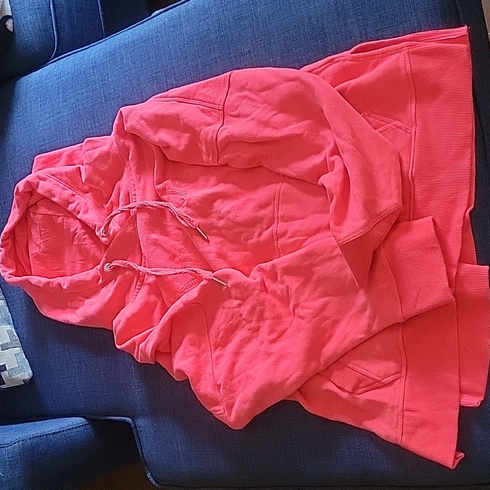 Pink Calvin Klein hoodie sweatshirt size L